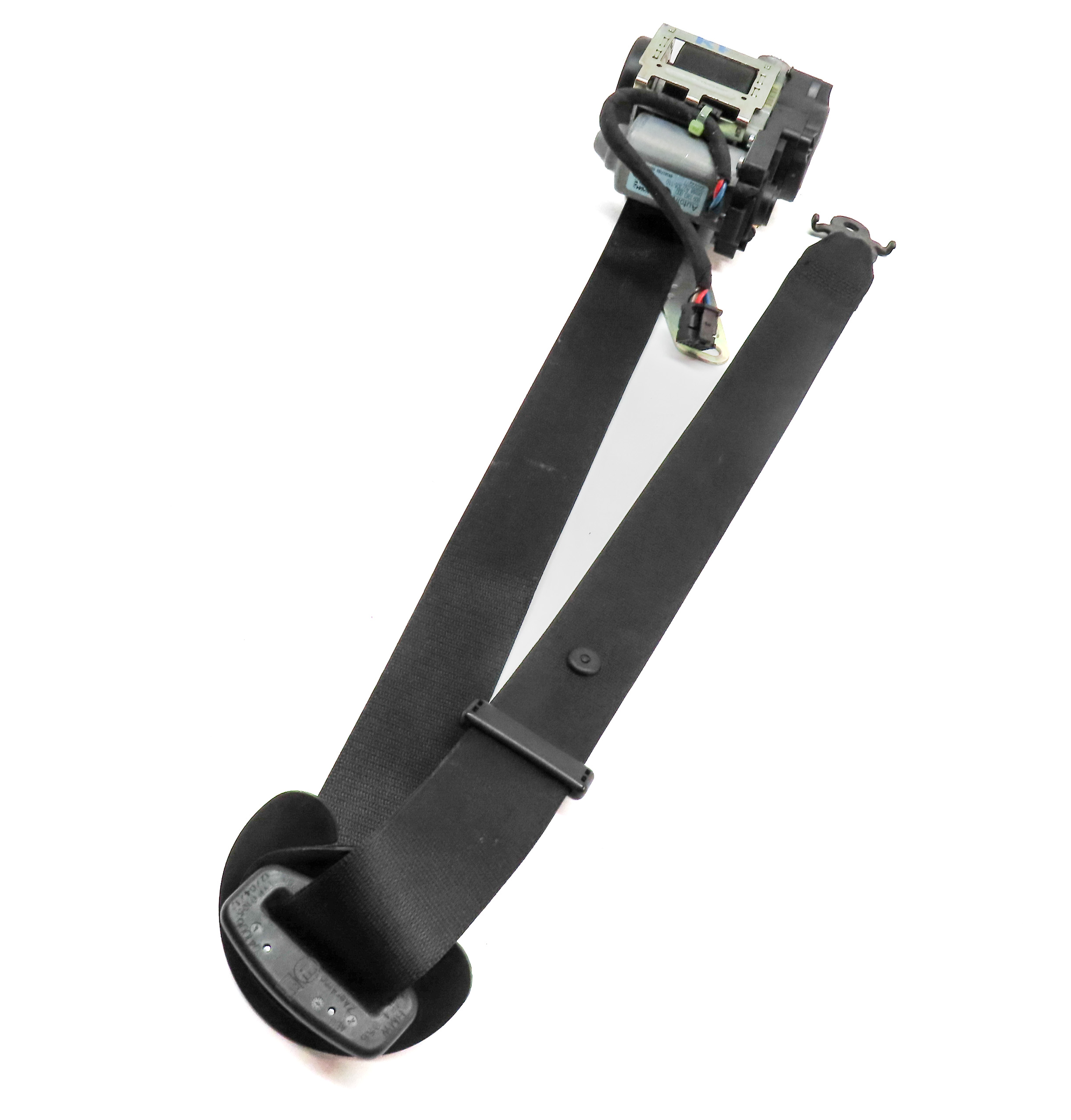2009-2012 BMW 740i 750i 760i B7 (F01) RIGHT PASSENGER SEATBELT RETRACTOR(Black) — exact item pictured